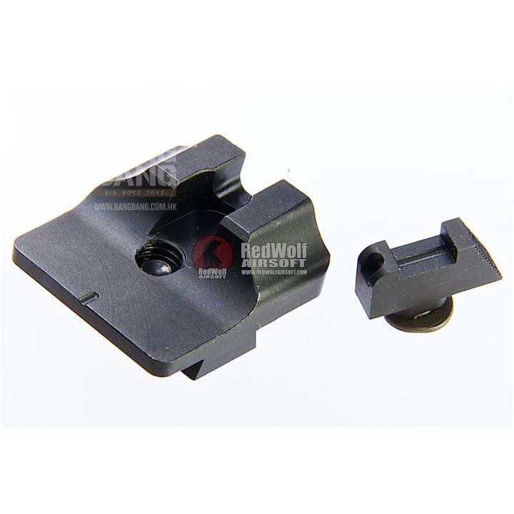 Guns Modify W Style Steel CNC Fiber Optic Sight Set for Umarex (VFC) Glock GBB Series - Bang Bang Airsoft