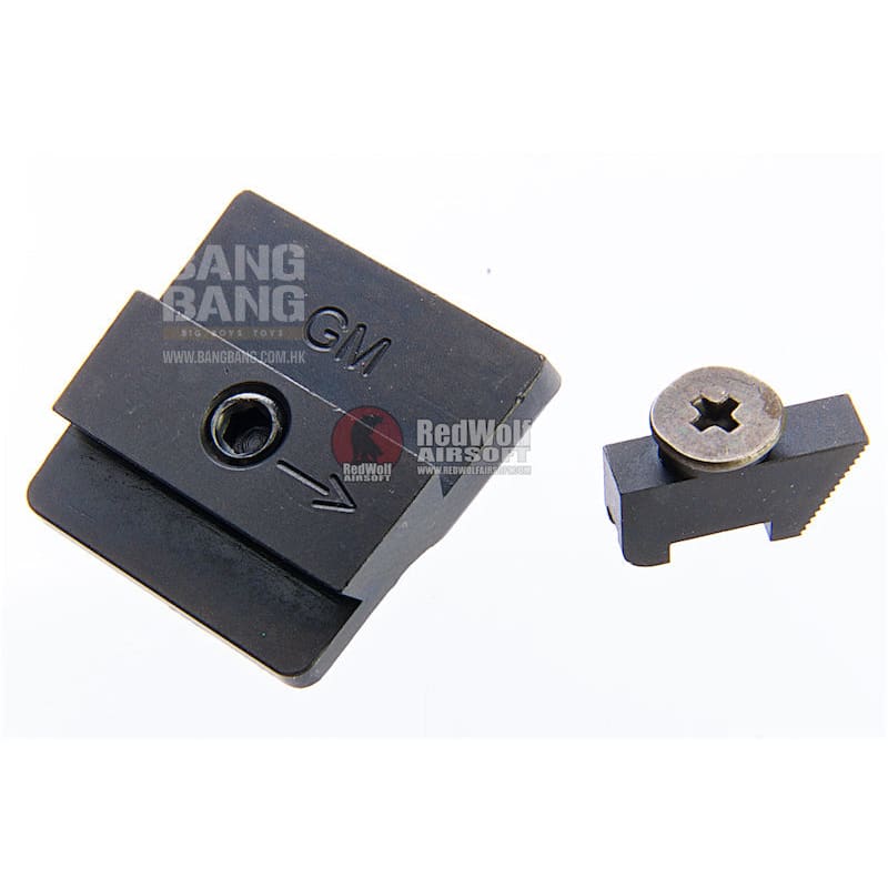 Guns Modify W Style Steel CNC Fiber Optic Sight Set for Umarex (VFC) Glock GBB Series - Bang Bang Airsoft