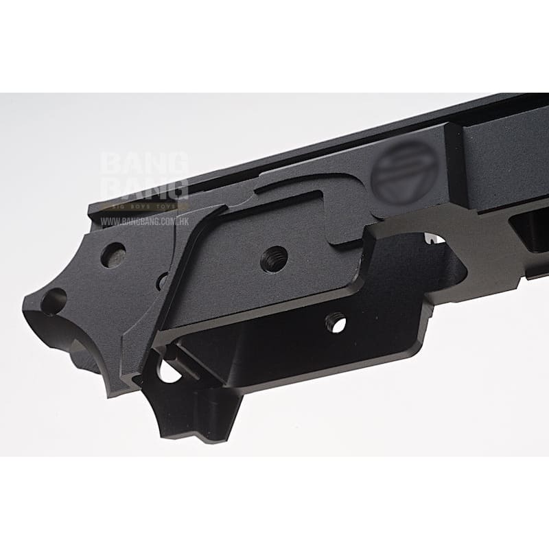 Gunsmith Bros Aluminum Frame - STI 3.9 - Black - Bang Bang Airsoft