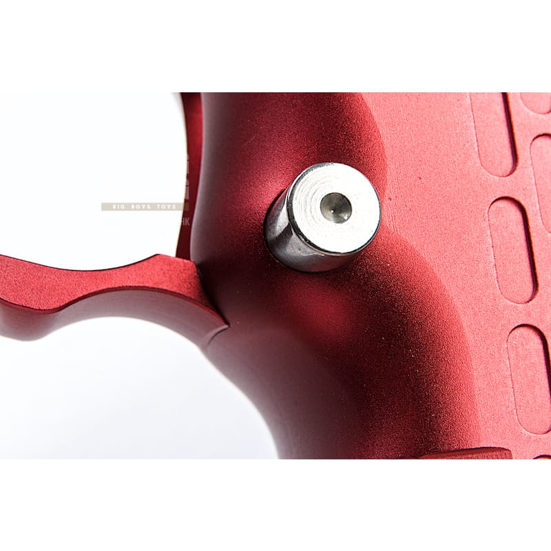 Gunsmith Bros Aluminum Grip (Limcat Style) for Tokyo Marui Hi - Capa GBB Series - Red - Bang Bang Airsoft