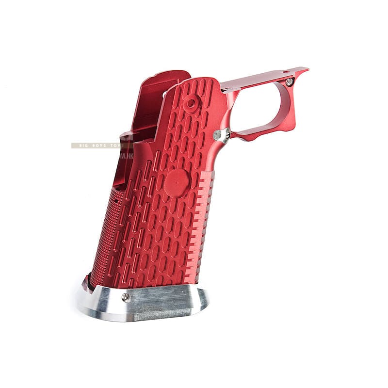 Gunsmith Bros Aluminum Grip (Limcat Style) for Tokyo Marui Hi - Capa GBB Series - Red - Bang Bang Airsoft