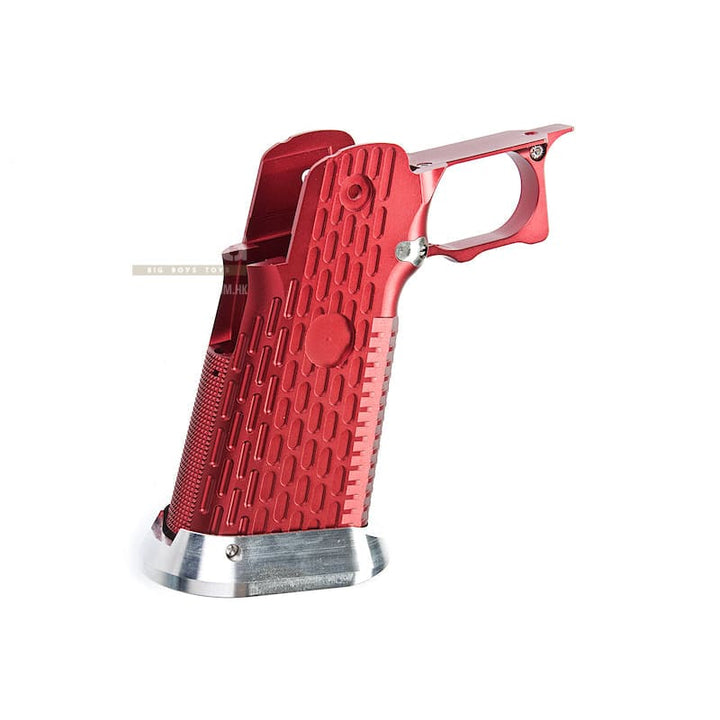 Gunsmith Bros Aluminum Grip (Limcat Style) for Tokyo Marui Hi - Capa GBB Series - Red - Bang Bang Airsoft