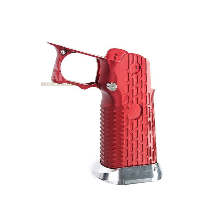 Gunsmith Bros Aluminum Grip (Limcat Style) for Tokyo Marui Hi - Capa GBB Series - Red - Bang Bang Airsoft