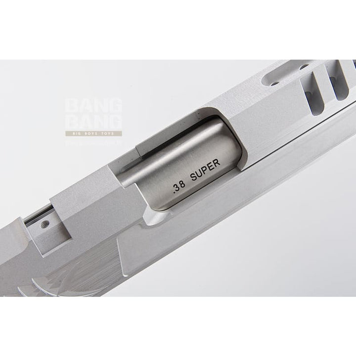 Gunsmith Bros Aluminum TWO TWO Open 6 inch for Tokyo Mauri Hi - Capa 5.1 GBB Pistol - Silver - Bang Bang Airsoft