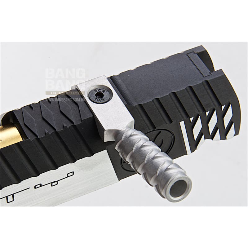 Gunsmith Bros CNC Aluminum IMM Big Rhombus Open Slide Set for Tokyo Hi - Capa Series - 2 Tone - Bang Bang Airsoft