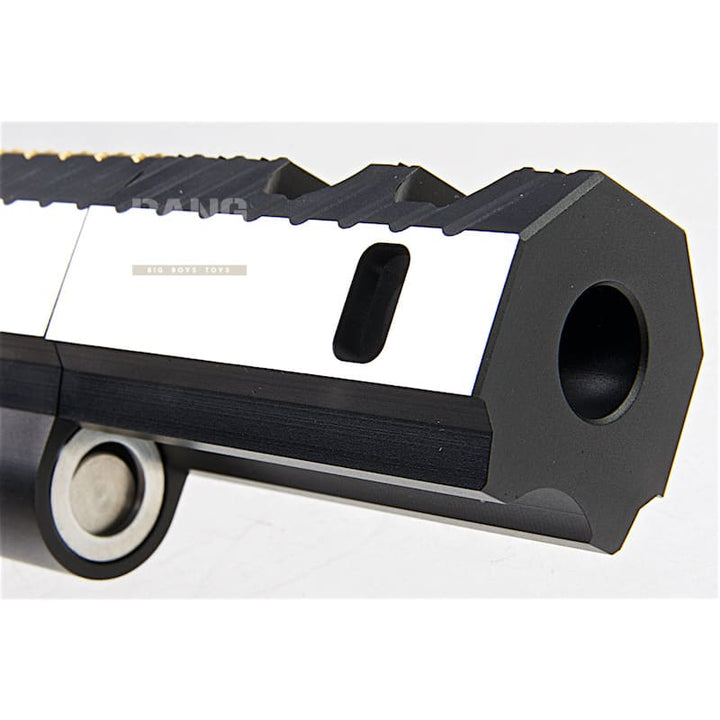 Gunsmith Bros CNC Aluminum IMM Big Rhombus Open Slide Set for Tokyo Hi - Capa Series - 2 Tone - Bang Bang Airsoft