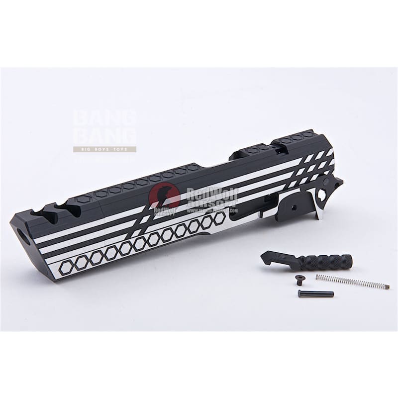 Gunsmith Bros CNC Aluminum Smoking Holes Open Slide Kit Set for Tokyo Marui Hi - Capa Series - Bang Bang Airsoft