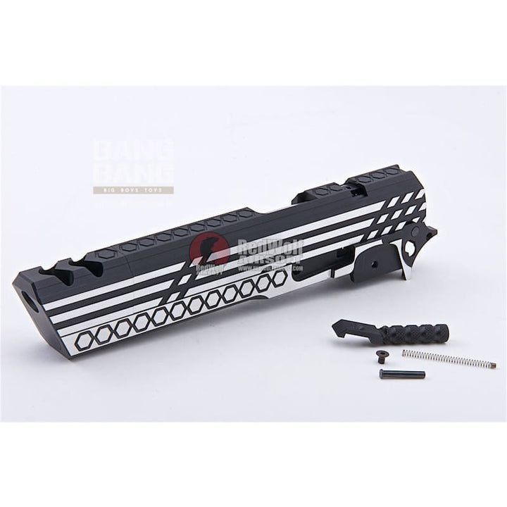 Gunsmith Bros CNC Aluminum Smoking Holes Open Slide Kit Set for Tokyo Marui Hi - Capa Series - Bang Bang Airsoft