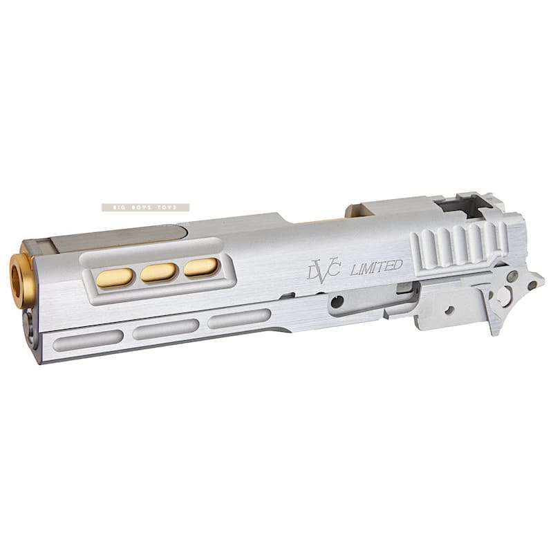 Gunsmith Bros CNC Aluminum STI DVC Limited Standard Kit Set for Tokyo Marui Hi Capa 5.1 GBB - Silver - Bang Bang Airsoft