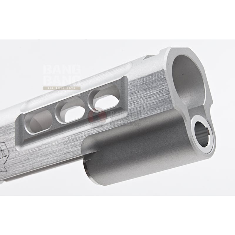 Gunsmith Bros CNC Aluminum STI DVC STD Single Slide for Tokyo Marui Hi - Capa GBB Series - Silver - Bang Bang Airsoft