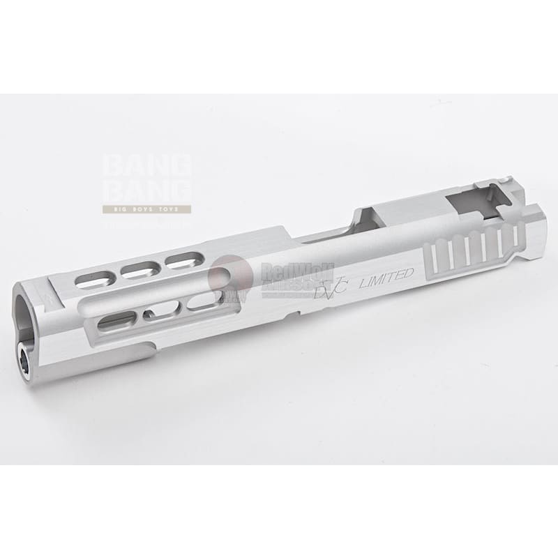 Gunsmith Bros CNC Aluminum STI DVC STD Single Slide for Tokyo Marui Hi - Capa GBB Series - Silver - Bang Bang Airsoft