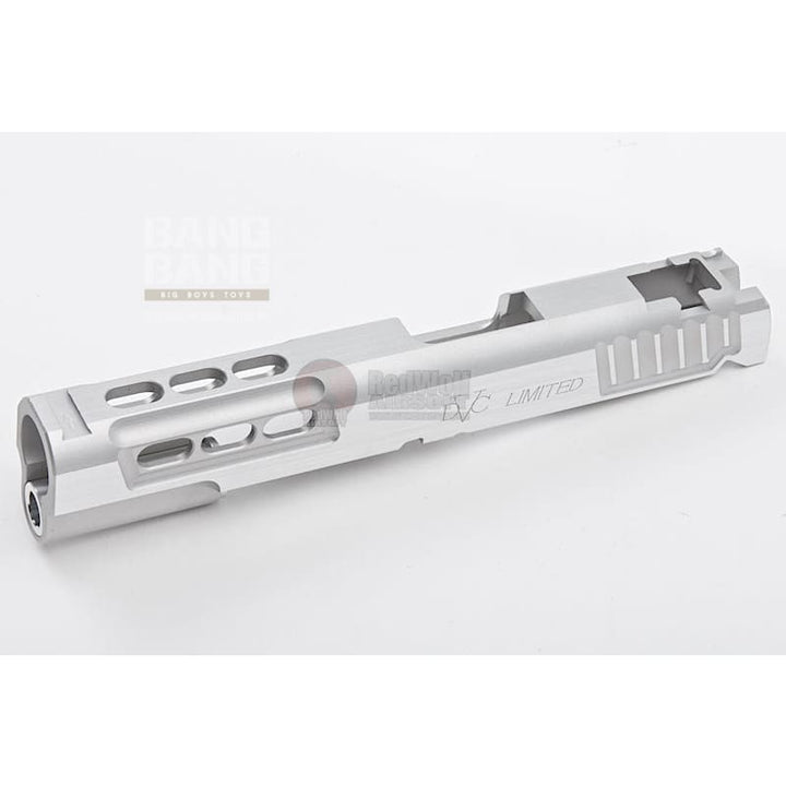 Gunsmith Bros CNC Aluminum STI DVC STD Single Slide for Tokyo Marui Hi - Capa GBB Series - Silver - Bang Bang Airsoft