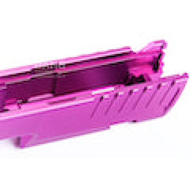 Gunsmith Bros CNC Aluminum Ultra Cut 4.3 Single Slide w/Sight(Tokyo Marui Hi - Capa 4.3 GBB Pistol)Purple - Bang Bang Airsoft
