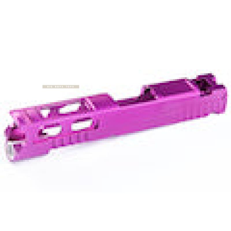 Gunsmith Bros CNC Aluminum Ultra Cut 4.3 Single Slide w/Sight(Tokyo Marui Hi - Capa 4.3 GBB Pistol)Purple - Bang Bang Airsoft