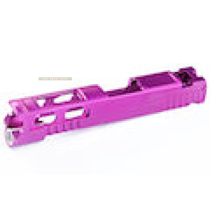 Gunsmith Bros CNC Aluminum Ultra Cut 4.3 Single Slide w/Sight(Tokyo Marui Hi - Capa 4.3 GBB Pistol)Purple - Bang Bang Airsoft