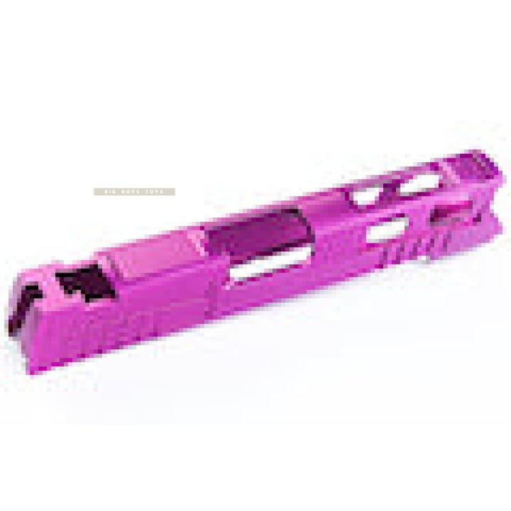 Gunsmith Bros CNC Aluminum Ultra Cut 4.3 Single Slide w/Sight(Tokyo Marui Hi - Capa 4.3 GBB Pistol)Purple - Bang Bang Airsoft
