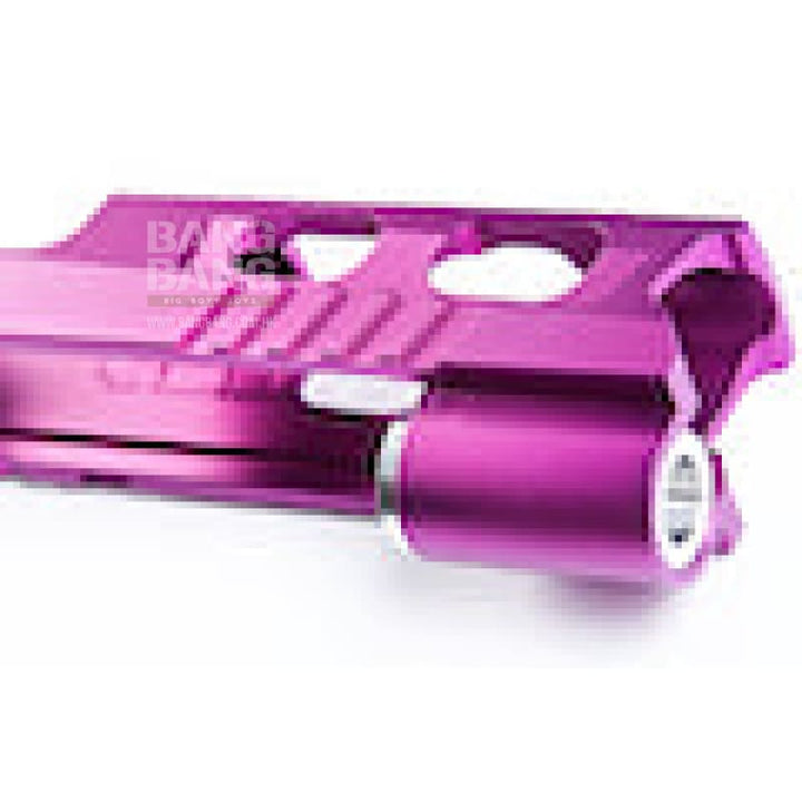 Gunsmith Bros CNC Aluminum Ultra Cut 4.3 Single Slide w/Sight(Tokyo Marui Hi - Capa 4.3 GBB Pistol)Purple - Bang Bang Airsoft