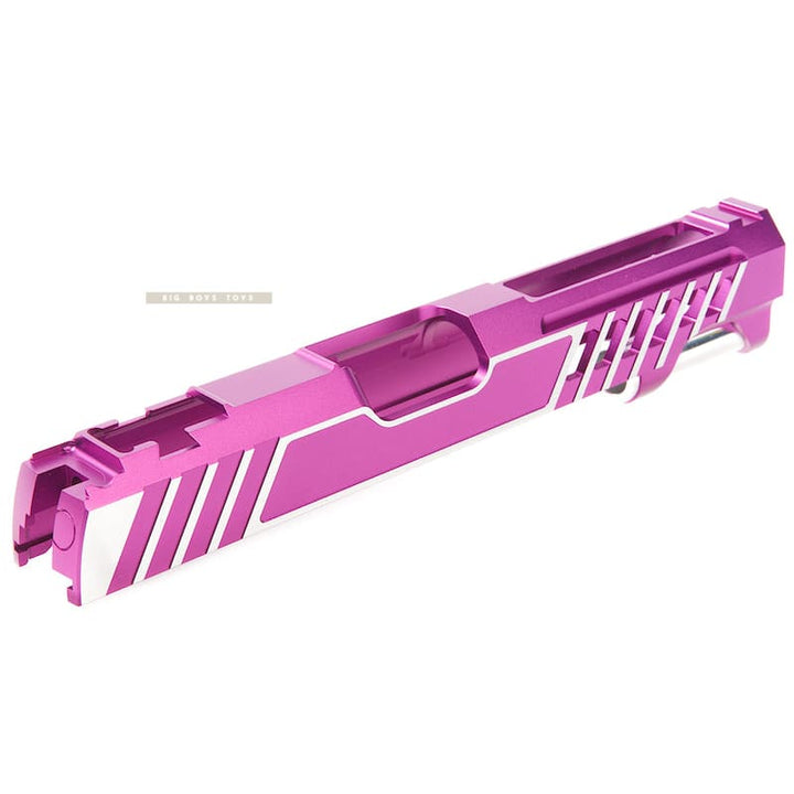 Gunsmith Bros Design Super Light Single Slide for Tokyo Marui Hi - Capa GBB Series - Purple 2 Tone - Bang Bang Airsoft