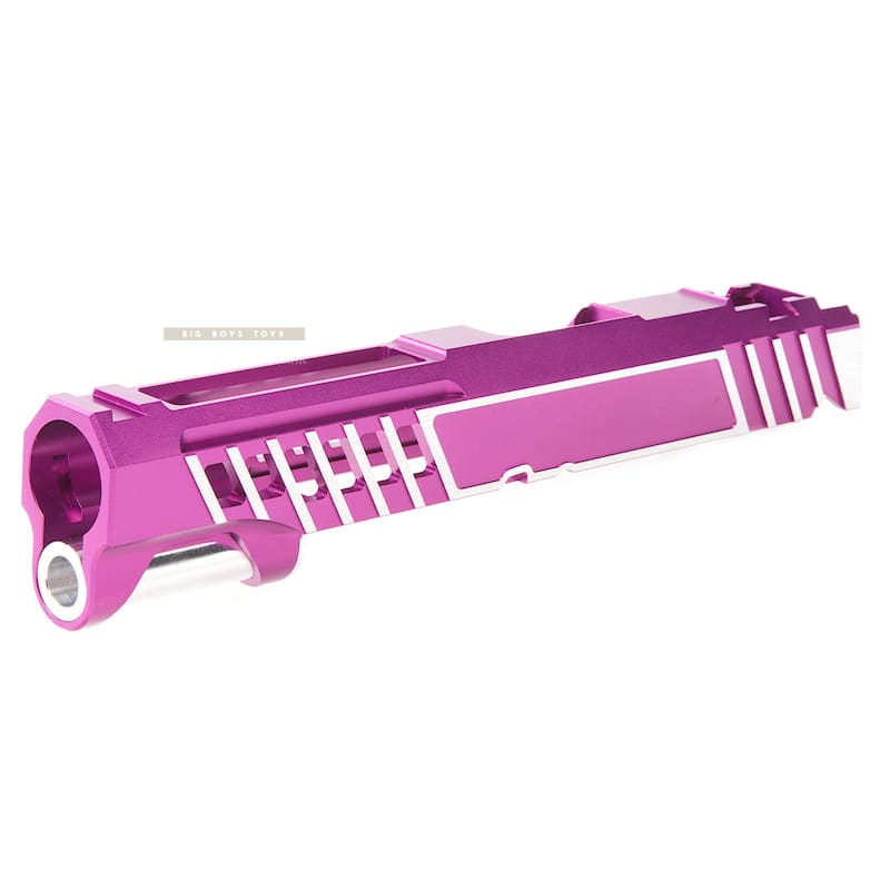 Gunsmith Bros Design Super Light Single Slide for Tokyo Marui Hi - Capa GBB Series - Purple 2 Tone - Bang Bang Airsoft
