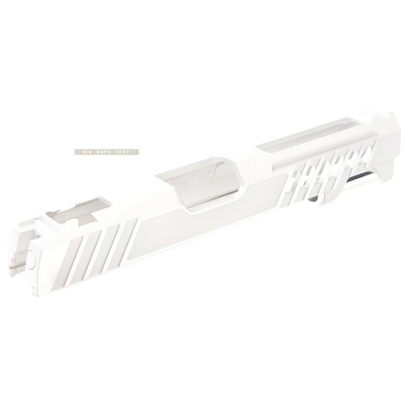 Gunsmith Bros Design Super Light Single Slide for Tokyo Marui Hi - Capa GBB Series - Silver - Bang Bang Airsoft