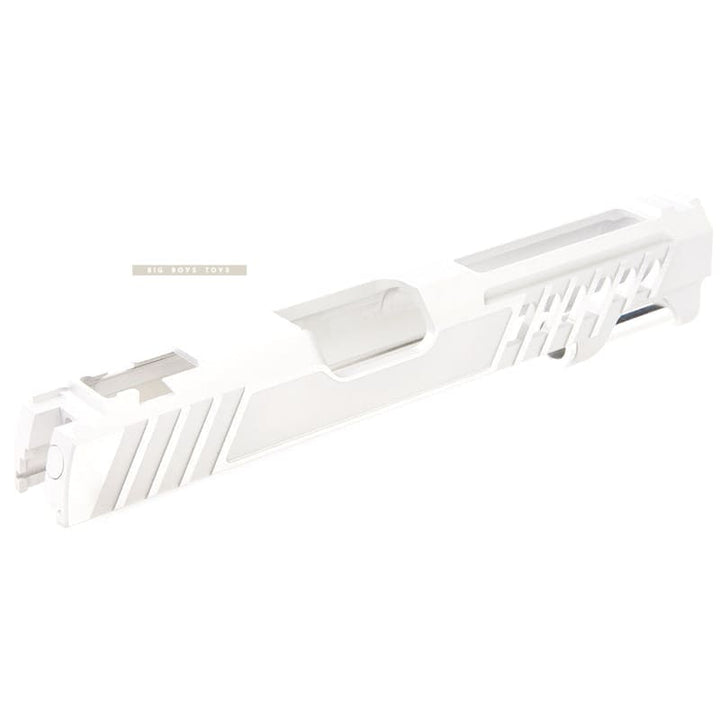 Gunsmith Bros Design Super Light Single Slide for Tokyo Marui Hi - Capa GBB Series - Silver - Bang Bang Airsoft