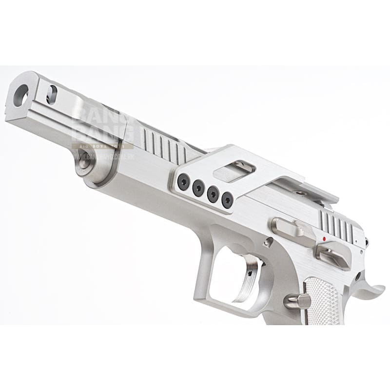 Gunsmith Bros GB01 TF Aluminum Open GBB Pistol - Silver - Bang Bang Airsoft
