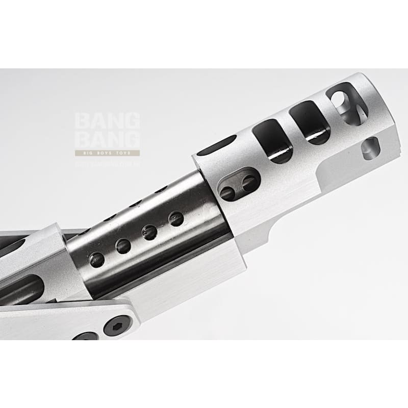 Gunsmith Bros GB01 TF Aluminum Open GBB Pistol - Silver - Bang Bang Airsoft