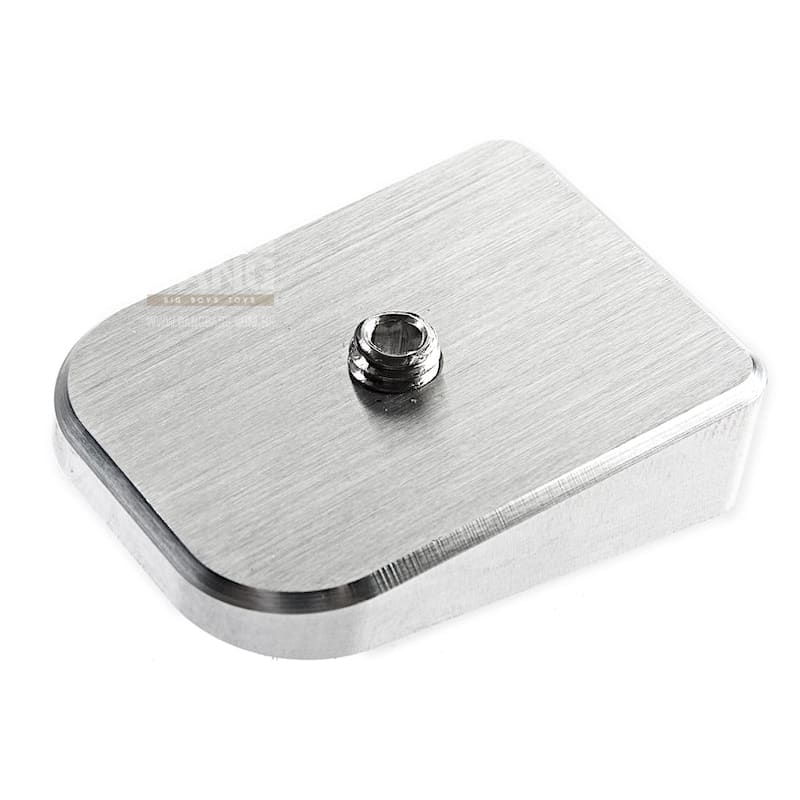 Gunsmith Bros Magazine Base Pad (No Marking) - Silver - Bang Bang Airsoft