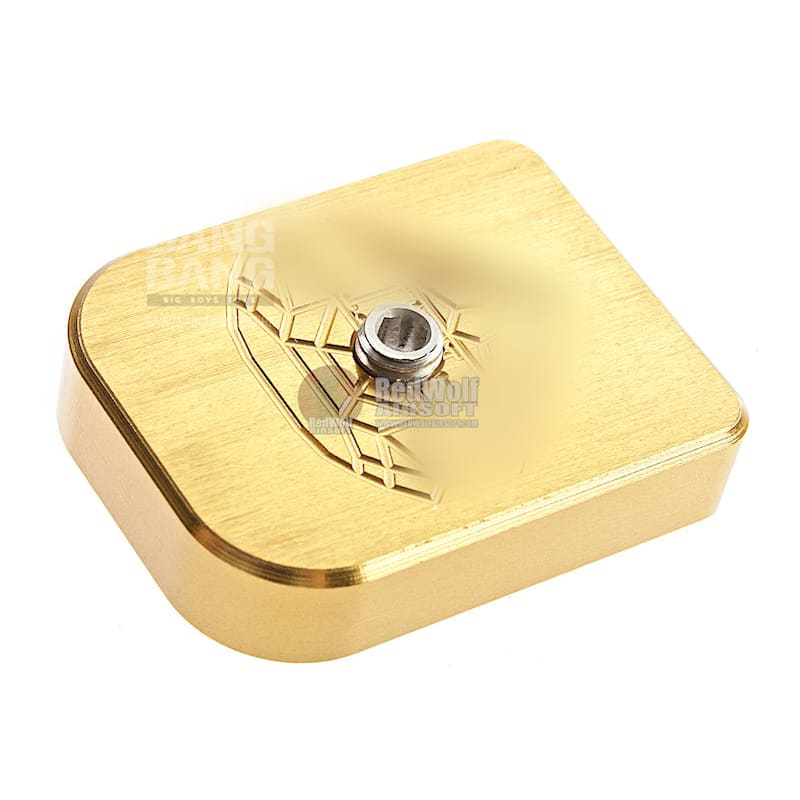 Gunsmith Bros Magazine Base Pad SV Diamond Style - Gold - Bang Bang Airsoft