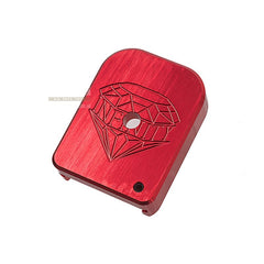 Gunsmith bros magazine base pad sv diamond style - red free