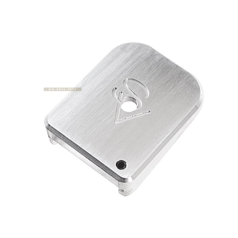 Gunsmith Bros Magazine Base Pad SV Style - Silver - Bang Bang Airsoft