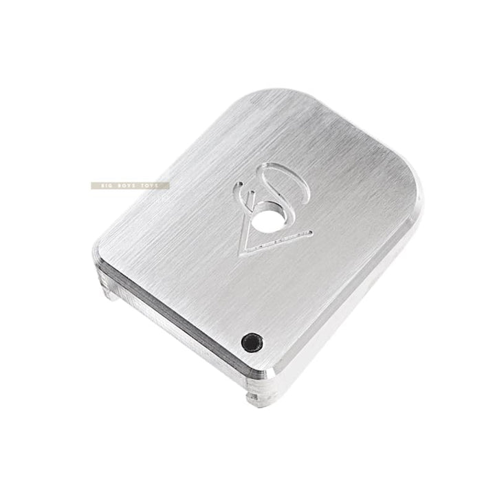 Gunsmith Bros Magazine Base Pad SV Style - Silver - Bang Bang Airsoft
