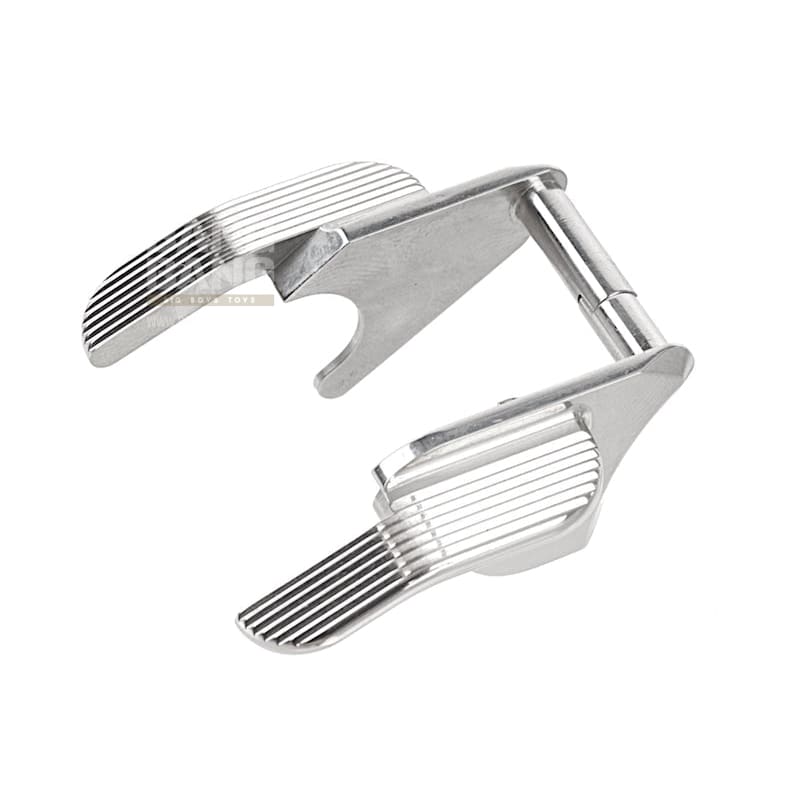 Gunsmith Bros SV Style Steel Thumb Safety - Silver - Bang Bang Airsoft