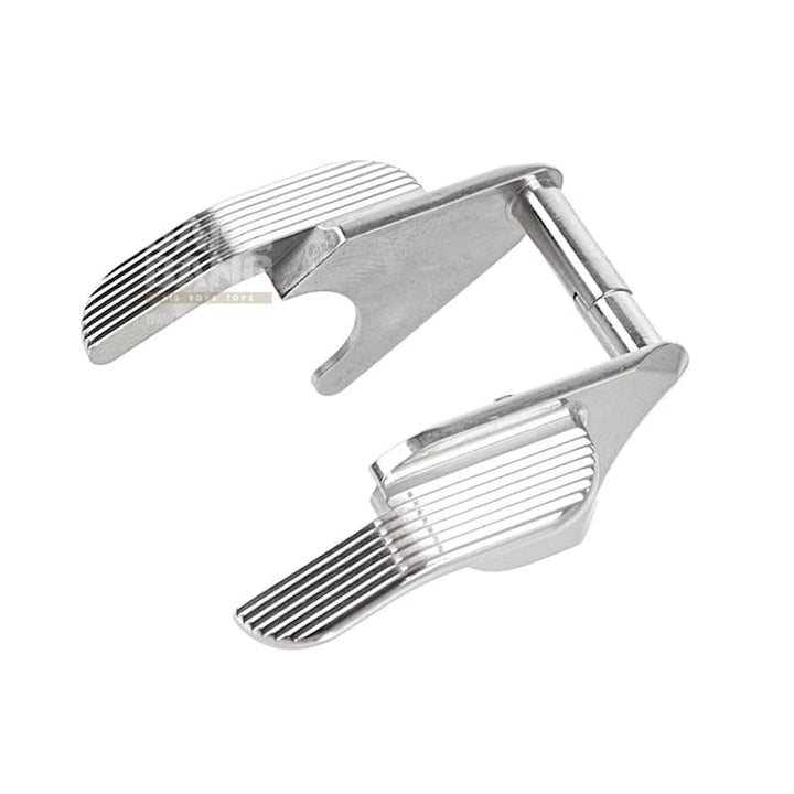 Gunsmith Bros SV Style Steel Thumb Safety - Silver - Bang Bang Airsoft