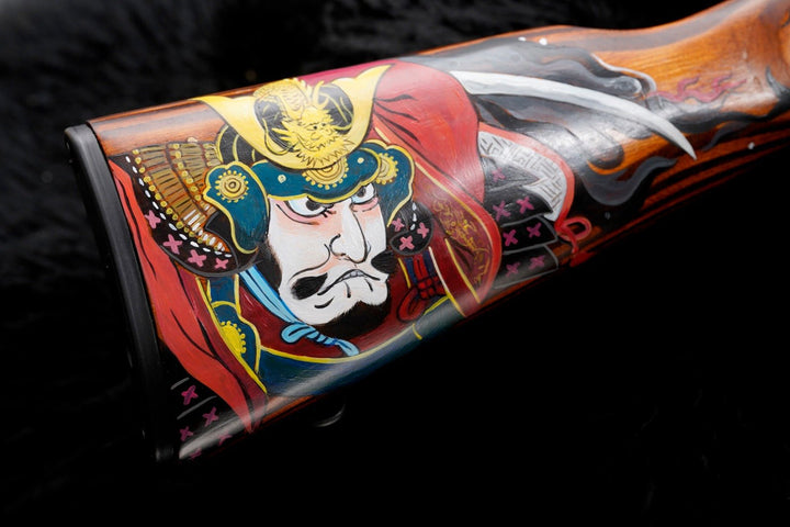 Hand - Painted Oda Nobunaga Limited Edition GHK AKM GBBR (by Eleven Studio) - Bang Bang Airsoft