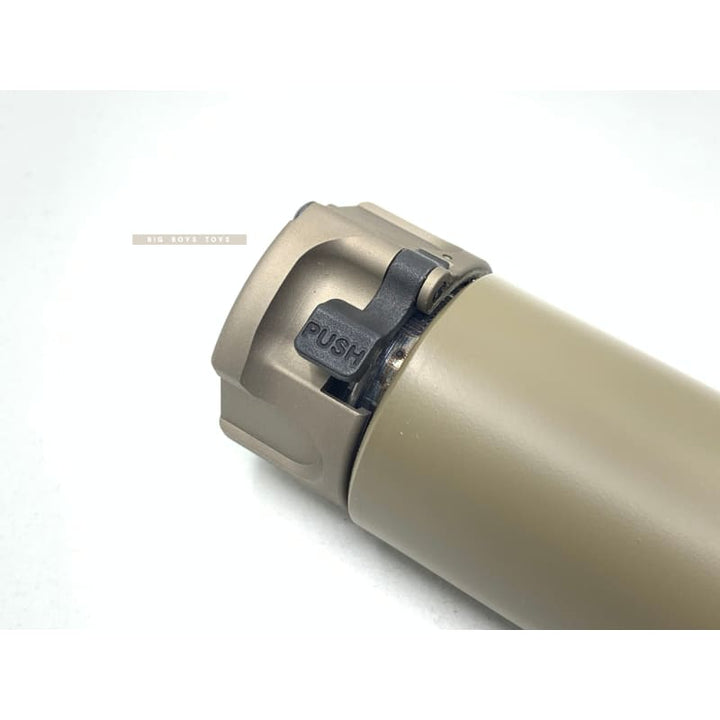 HAO's 556RCMK2 Cerakoted Dummy Can for Airsoft (only can use HAO/SF Flash Hider) TYPE Hardcore - TAN - Bang Bang Airsoft