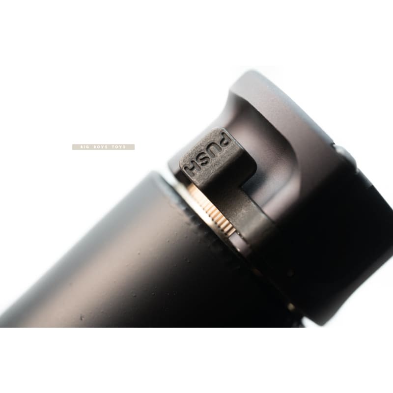 HAO's Warden Cerakoted Airsoft Blast Diffuser (only can use HAO/SF Flash Hider) - Black - Bang Bang Airsoft