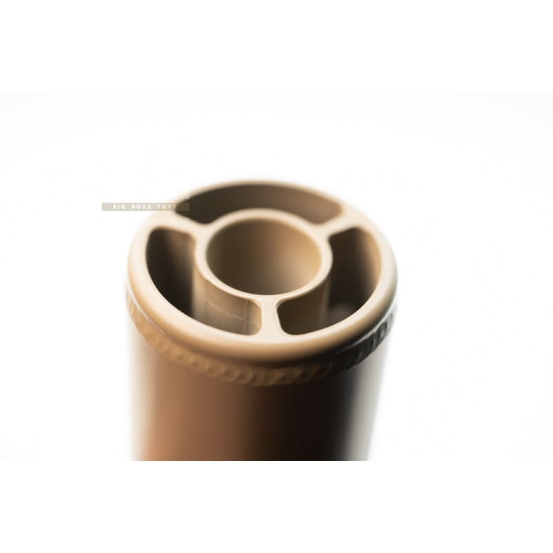 HAO's Warden Cerakoted Airsoft Blast Diffuser (only can use HAO/SF Flash Hider) - Tan - Bang Bang Airsoft