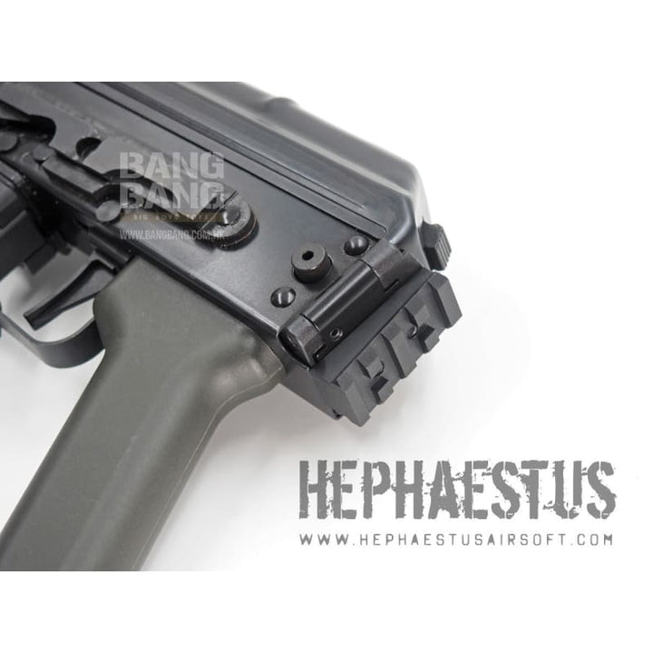 Hephaestus AK Picatinny Rail Stock Adapter for GHK/LCT/VFC AK Series with Side - folding Stock Receiver - Bang Bang Airsoft