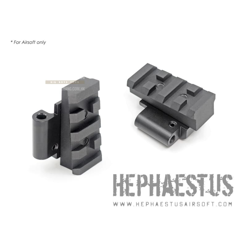 Hephaestus AK Picatinny Rail Stock Adapter for GHK/LCT/VFC AK Series with Side - folding Stock Receiver - Bang Bang Airsoft
