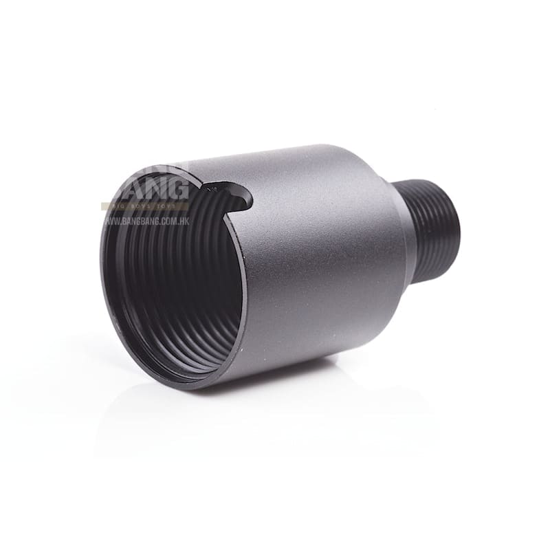 Hephaestus Aluminum Silencer Adapter for GHK AK Series (24mm CW to 14mm CCW) - Bang Bang Airsoft