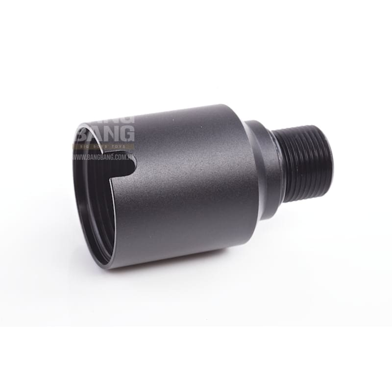 Hephaestus Aluminum Silencer Adapter for GHK AK Series (24mm CW to 14mm CCW) - Bang Bang Airsoft