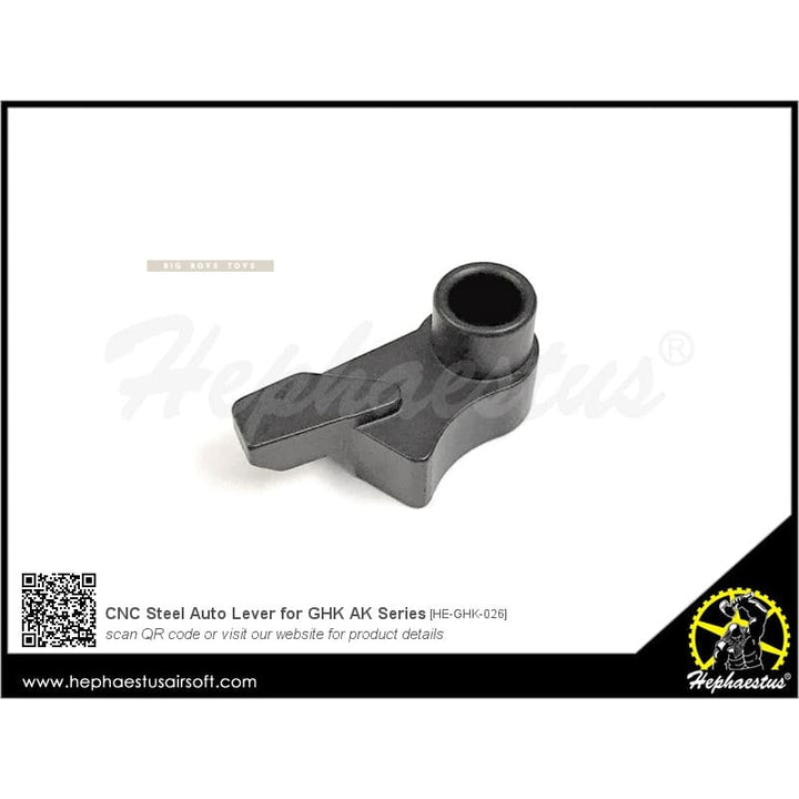 Hephaestus CNC Steel Auto Lever for GHK AK Series - Bang Bang Airsoft