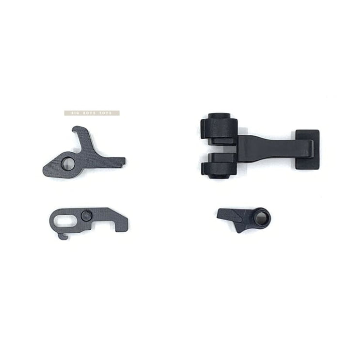 Hephaestus CNC Steel Fire Control Parts Set (Firing Pin, Sear, Auto Lever, Hammer) for GHK AK GBB System - Bang Bang Airsoft