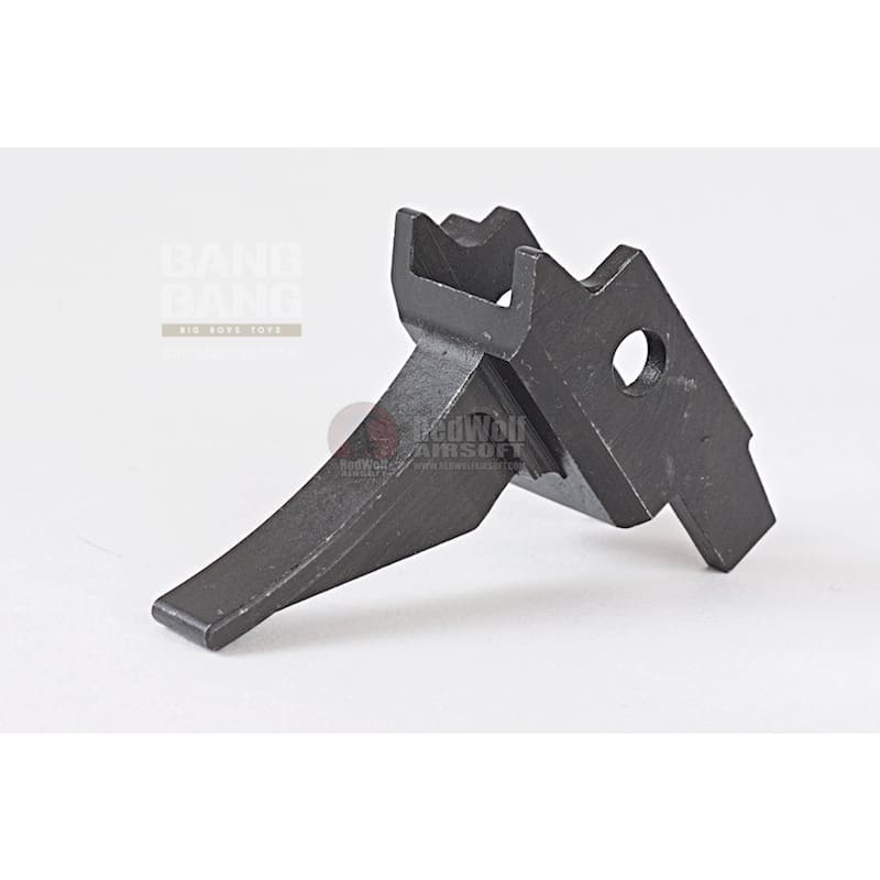 Hephaestus CNC Steel Trigger (Type A - Black) for GHK AK GBB Series - Bang Bang Airsoft
