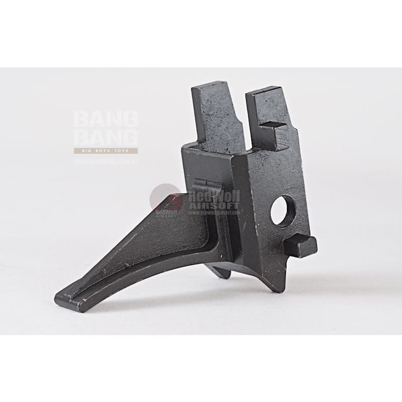 Hephaestus CNC Steel Trigger (Type A - Black) for GHK AK GBB Series - Bang Bang Airsoft