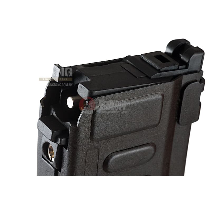 Hephaestus Custom 30 rds Gas Magazine (Compact Type) for HTS - 14 / GHK AK Series - Black - Bang Bang Airsoft
