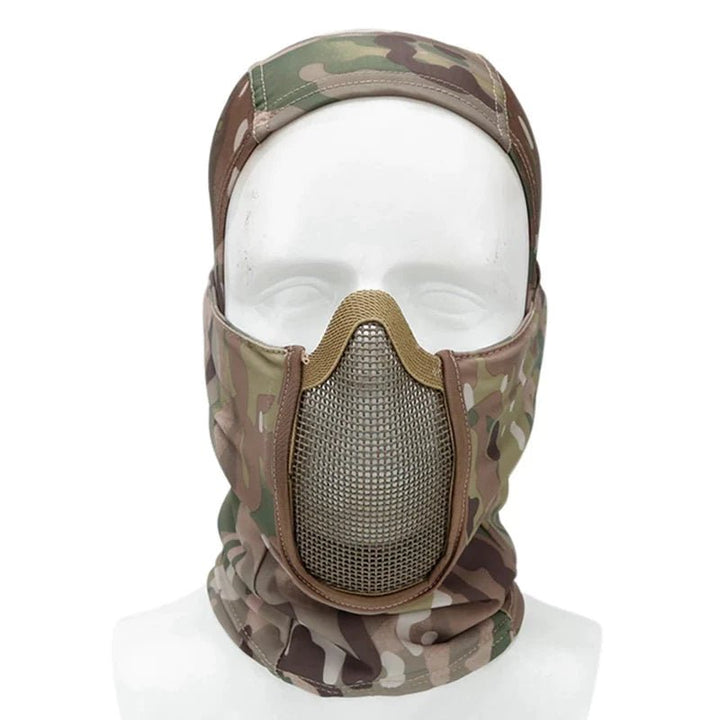HKA Tactical Full Face Cover with Steel Mesh Balaclava Quick Dry - Bang Bang Airsoft