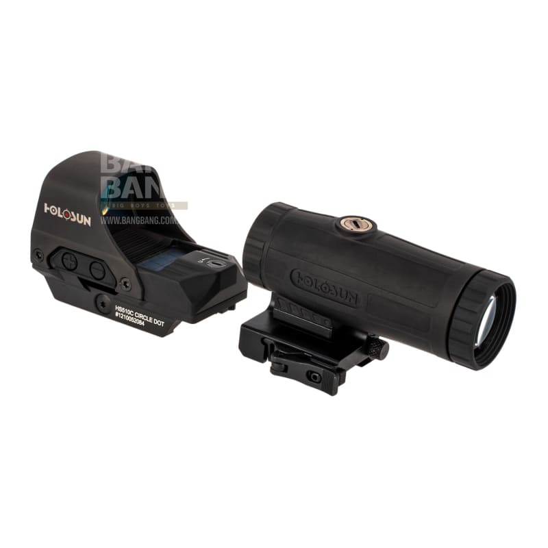 Holosun HS510C Reflex Circle Dot Sight w/ HM3X (3x Magnifier) - Bang Bang Airsoft