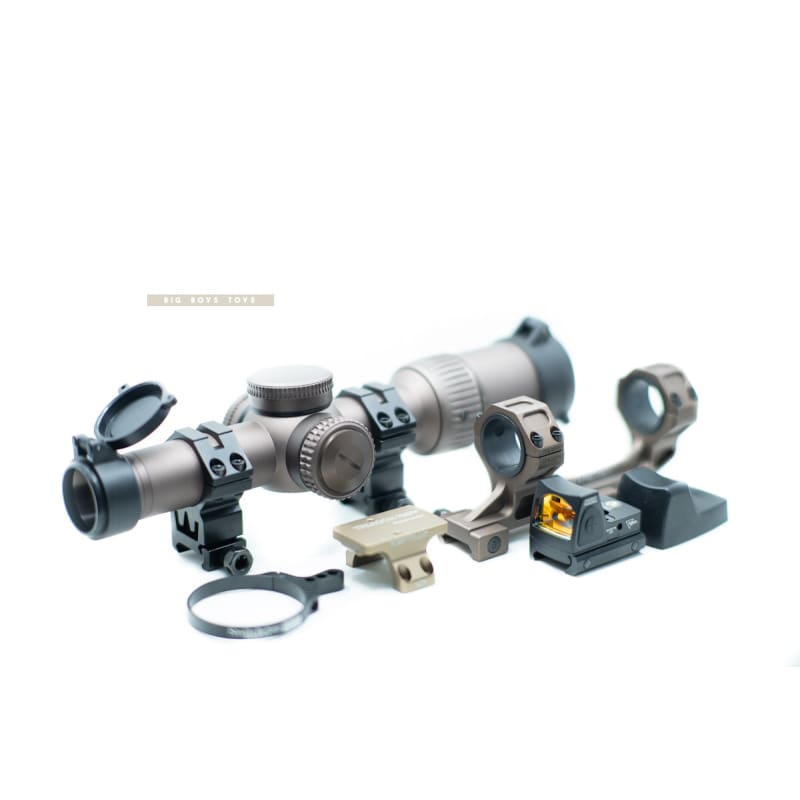 HOLY WARRIOR HWOCAG HD 1 - 6x 24 Airsoft Scope Deluxe Set w/ RMR & Plate & Mount - Bang Bang Airsoft